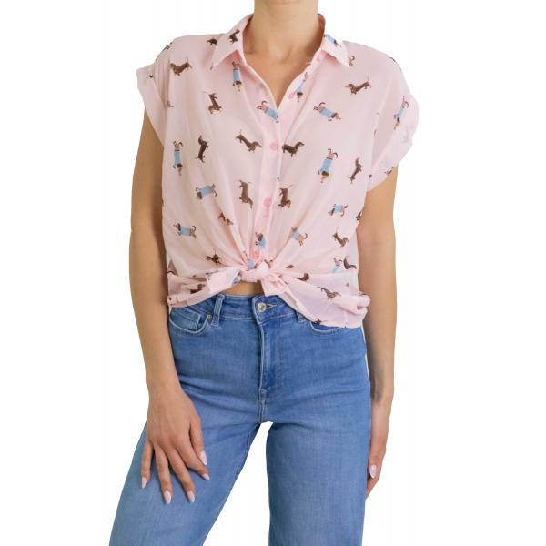 Camicia con bassotti manica corta 